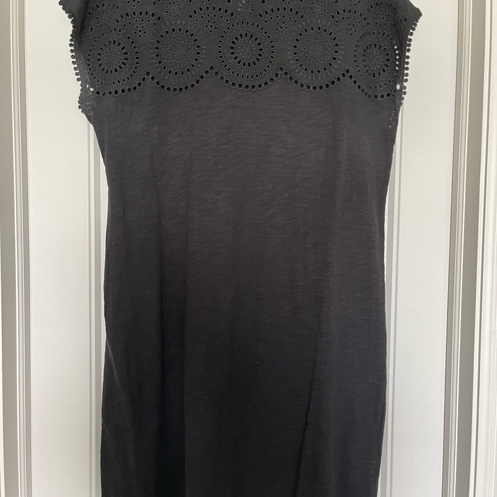Boden Black Sleeveless Sheath Mini Dress